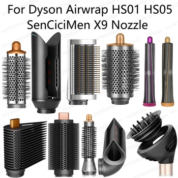 Haarstyler Düse für Dyson Airwrap HS01 HS05 Sencicimen X9 Haartrockner Zubehör Multi Lockenwickler Harte