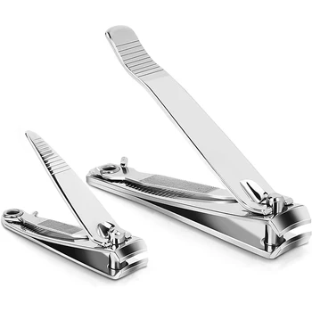 Nagelknipser, Premium-Fingernagel- und Zehennagelknipser aus Edelstahl, Fingernagelknipser mit scharfem