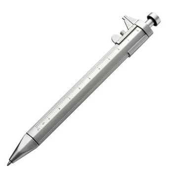 Multifunktions-Schieblehrenstift Kugelschreiber 0,5 mm Gel-Tintenstift Schieblehren-Rollerballstift Kreatives
