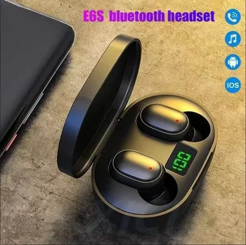 TWS E6S Bluetooth Kopfhörer Drahtlose Bluetooth Headset Noise Cancelling Headsets Mit Mikrofon Kopfhörer