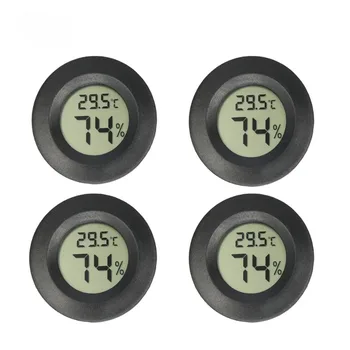 Mini-Hygrometer Thermometer Fahrenheit oder Celsius Meter Digitaler LCD-Monitor Innenraum Runde
