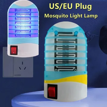 LED-Mückenkiller-Lampe mit US/EU-Stecker, Elektrische Mücken- und Insektenfalle, Nachtlicht