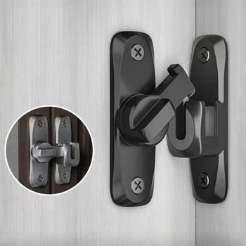 90/180 Grad Klapptürschloss Home Security Schiebetürriegel Kleine Torriegel Hardware Diebstahlsicherung