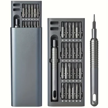 25-in-1-Mini-Schraubendreher-Set, flacher Kopf und kreuzförmige kleine Schraubendreher, geeignet