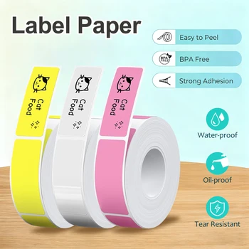 Marklife P15 Etikettenaufkleber, Thermoetikettenband, Papier für Mini-Thermodrucker, selbstklebende