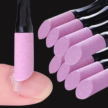 Nagelfeile Nagelhautschieber Nägel Schleifstäbchen Nail Art Stift Nagelhautentferner Trimmer Puffer Maniküre