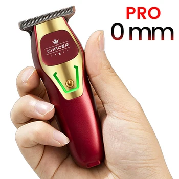 Leistungsstarker professioneller Haarschneider für Männer, 0 mm T-Klinge, elektrischer Haarschneider
