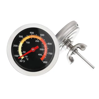 Pizza-Ofenthermometer für Küche, Zuhause, Backen, Haushalt, Kochen, Temperaturanzeige, Messgerät 0-400 ℃ BBQ