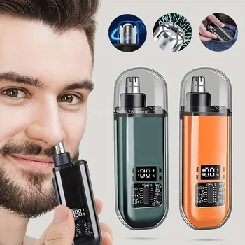 Elektrische Nasen- und Ohrhaarschneider für Männer USB-Aufladbar Tragbares Mini-Kompaktdesign