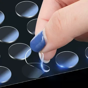 Rundes doppelseitiges Klebeband mit Punkten, starker Acryl-Aufkleber für DIY Scrapbooking (100 Stück)