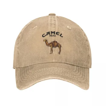 Camel Accessories Männer Frauen Trucker Hut Tier Distressed Washed Caps Hut Vintage Outdoor Laufen Golf