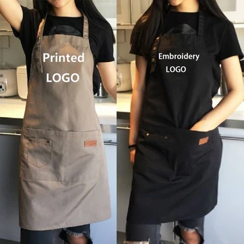 Custom Company Shop LOGO Küchenschürzen für Damen und Herren, Chef, Arbeit, Grill, Restaurant, Bar, Geschäft