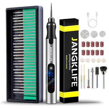USB-Akku-Drehwerkzeug-Kit Holz bearbeitung Gravur Stift Diy für Schmuck Metall Glas Mini Wireless Bohrer