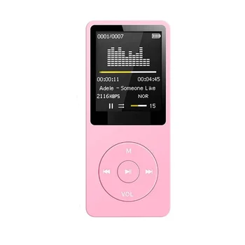 Bluetooth-kompatibler MP3-Musik-Player, verlustfreies, tragbares FM-Radio, externer, ultradünner