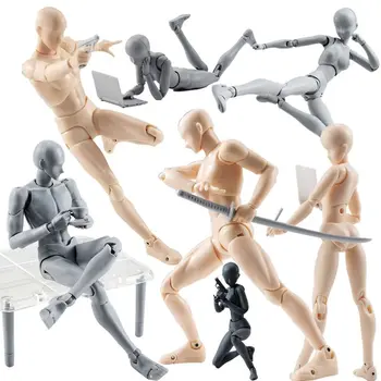 Künstler Puppe Action Figur Zeichnung Modell für Skizzieren Malerei Zeichnung Menschliche Mannequin Körper Kun