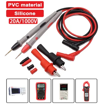 20A 1000V Sonde Test Führt Pin für Digital Multimeter Nadelspitze Multi Meter Tester Blei Sonde Draht Stift