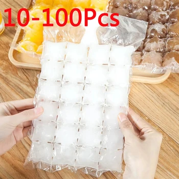 Paket Einweg Eis Beutel Gitter Eiswürfel Form Bar Selbst-dichtende Eis Tablett Tasche Eiswürfel Tasche box