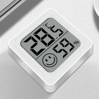 LCD Digital Thermometer Hygrometer Innenraum elektronische Temperatur Feuchtigkeit messer Sensor Messgerät