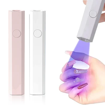 YIKOOLIN Mini UV-Lichtheilung Nägel Lampe für Gel Nägel LED Nagellampe für Gelpoliermittel Maniküre USB