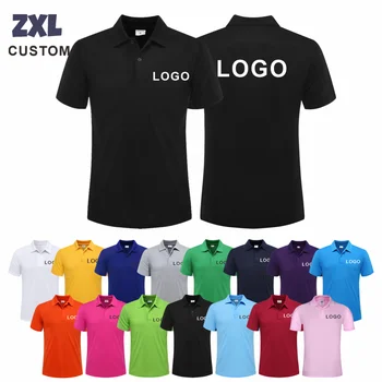 Atmungsaktives Poloshirt mit individuellem Logo, lässige Firmengruppenkleidung, Revers, kurzärmelige