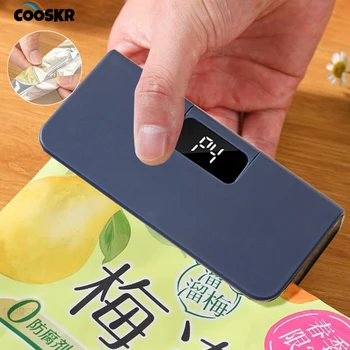 Mini Heat Sealer Plastiktüte Heißsiegelmaschine Wiederaufladbare Kunststoff Lagerung Paket Sealer Handheld
