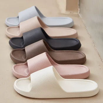 EVA Herren-Sandalen, Flip-Flops, Herren-Hausschuhe, einfarbig, rutschfest, weiche Sohle, bequeme