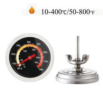 Grillthermometer im Freien Ofenthermometer 52mm 10 ℃-400 ℃ Küche Kocht hermo meter Fleisch Lebensmittel