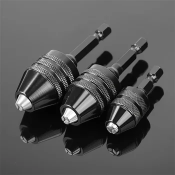 JENTORIX 0,3mm-8,0mm Mini-Schlüsselloser Bohrfutteradapter für Elektrobohrer, Spannzangenadapter
