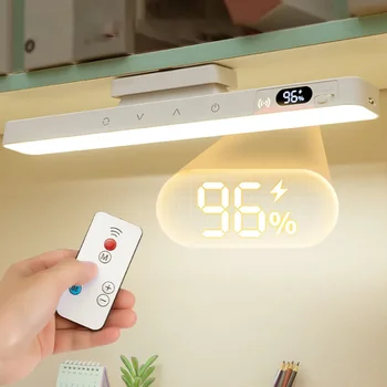 Touch-Tischlampe, magnetische Schreibtischlampe, integrierter wiederaufladbarer Akku zum Lesen, Schrank