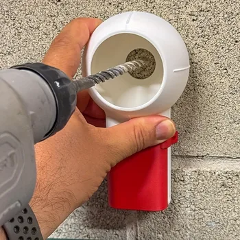Rotierende Düse für Bohrer mit Staubabsaugung, Effizientes Staubsammeldesign, Geeignet zum Bohren, Schleifen