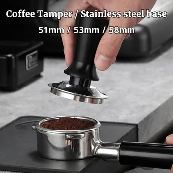 58 mm 53 mm 54 mm 51 mm Espresso-Tamper, Barista-Kaffee-Tamper mit kalibrierten, federbelasteten