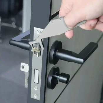Multifunktionale Feuerwehrwerkzeuge, Edelstahl-Lock-Picking-Feuerwerkzeug, schneller Öffner, praktisches
