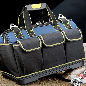 Multifunktionale 13-23-Zoll-Werkzeugtasche, verdickt, große Kapazität, wasserdicht, verschleißfest