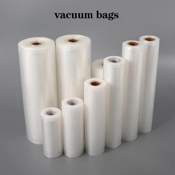 1 Rollen Vakuumbeutel für Lebensmittel, 500 cm pro Rolle, wiederverwendbar, BPA-frei