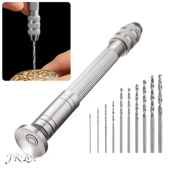 0,8-3,0mm Mini-Handbohrer Holzbearbeitungswerkzeuge Bohr-Rotationswerkzeug Manueller Spiralbohrer