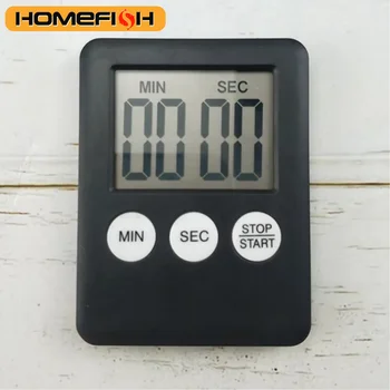 Digitaler elektronischer Küchentimer, multifunktionaler elektronischer Timer, Stoppuhr, LCD-Display, Mini