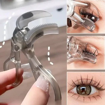 Tragbarer Weitwinkel-Wimpernzange mit integriertem Kamm - für alle Augenformen | Anfängerfreundlich