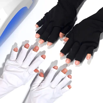 Anti-UV-Handschuhe, Gel, professionelle Schutzhandschuhe für Maniküre, Hände schützen, Nagelkunst, dehnbarer