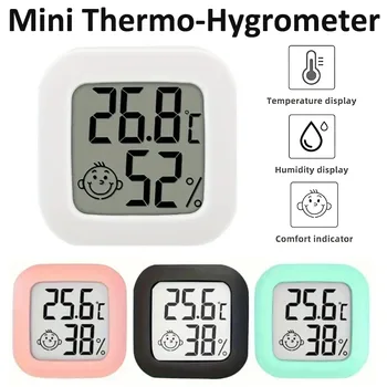 Digitales Thermometer Hygrometer Innenraumtemperatur LCD Elektronisches Luftfeuchtigkeitsmessgerät