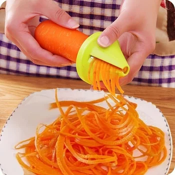 Küche Rotierenden ShredderSpiral Schäler Manuelle Gemüse Slicer Obst Kartoffel Rettich Reibe Küche Gadgets