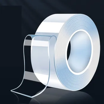 1/3/5 m Nano-Klebeband, doppelseitiges Klebeband, spurloses wasserdichtes Klebeband für Badezimmer, Küche