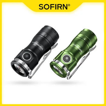Sofirn Mini SC13 Leistungsstarke Taschenlampe SST40/519A LED 1300 lm 18350 wiederaufladbare LED-Licht 95 High