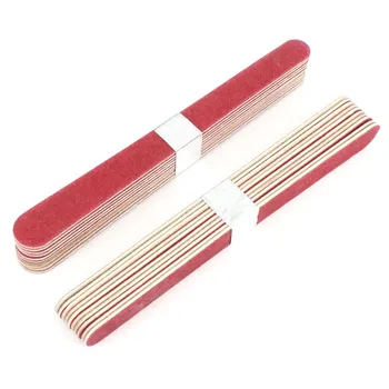 Professionelle doppelseitige Nagelfeile für Maniküre, Nagelpufferfeilen, Schleifpapier (10 Stück)