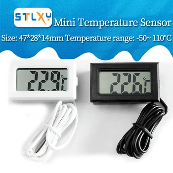 Mini LCD digital thermometer verwendet für gefrierschrank temperatur-50-110 ℃ kühlschrank thermometer indoor