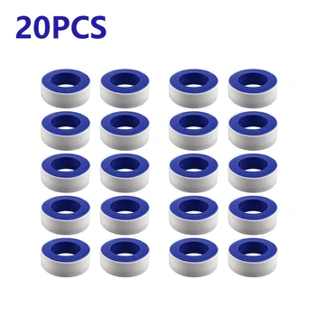 PTFE-Gewinde-Dichtungsrohrband, Gas- und Wasserband, 10 Meter wasserdicht, technisch, speziell (20 Stück)
