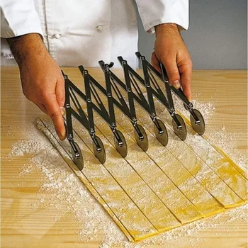 3/5/7 Räder Cutter Teig Teiler Seite Pasta Messer Flexible Roller Klinge Pizza Gebäck Schäler Edelstahl