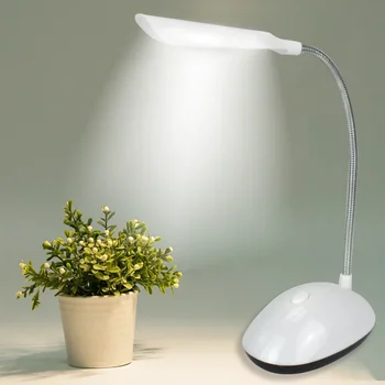 LED Klapptisch Lampe Lesen Licht AAA Batterie Betrieben Augenschutz Nacht Lampe Schlafzimmer Nacht Studie