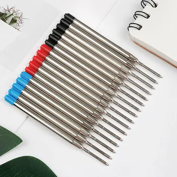 98 mm 1,0 mm Kugelschreiberminen für Parker-Stifte, mittlere Spitze, blau, rot, schwarz, Tintenstab