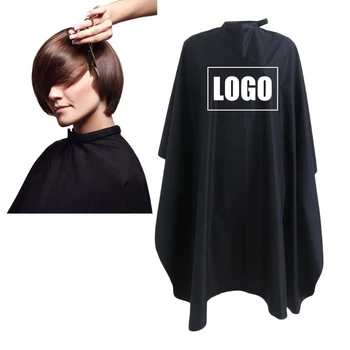 Wasserdichte Haarschnitt-Abdeckungsschürze mit individuellem Logo, staubdichtes Styling-Tuch für Friseure