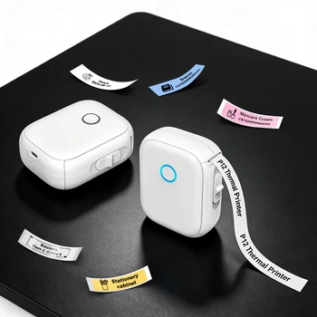 Tragbarer Mini-Drucker Marklife P12 Thermodrucker Etikettiermaschine für selbstklebende Aufkleber P12